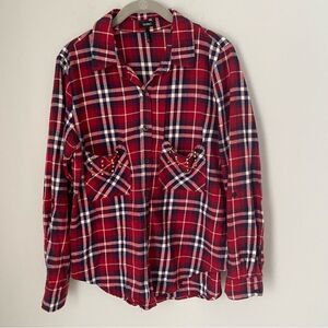 Nollie Women’s Button Down Flannel Shirt